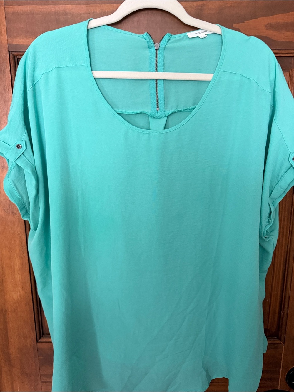Maurices Teal Scoop-Neck Tunic